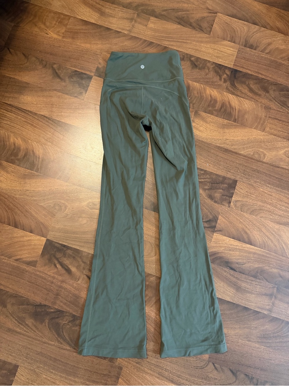 lululemon athletica Olive High-Rise Flare Yoga Pants